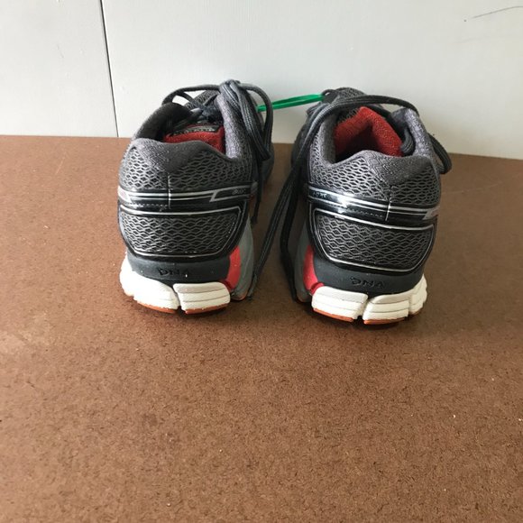 Brooks Adrenaline GTS 17 Men's Size 10 Orange Silver Black Running Shoes 225712 - Picture 3 of 8